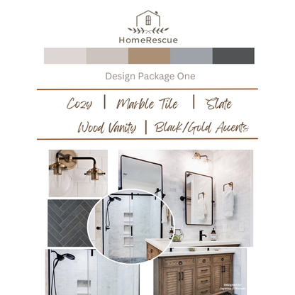 Bathroom Design Package: One